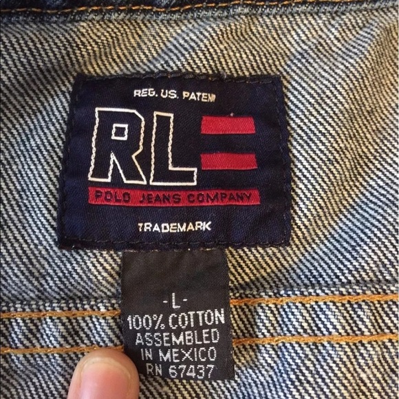 Ralph Lauren Polo Womens Trucker Jeans Jacket L - Picture 6 of 8
